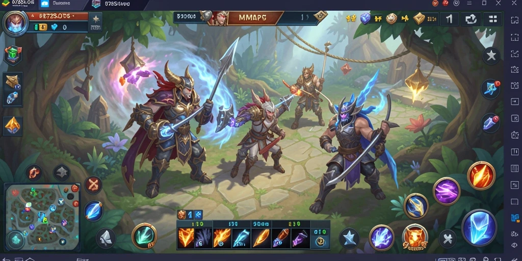 Menampilkan gameplay seru dari 8728SLOTS dalam dunia MMORPG.