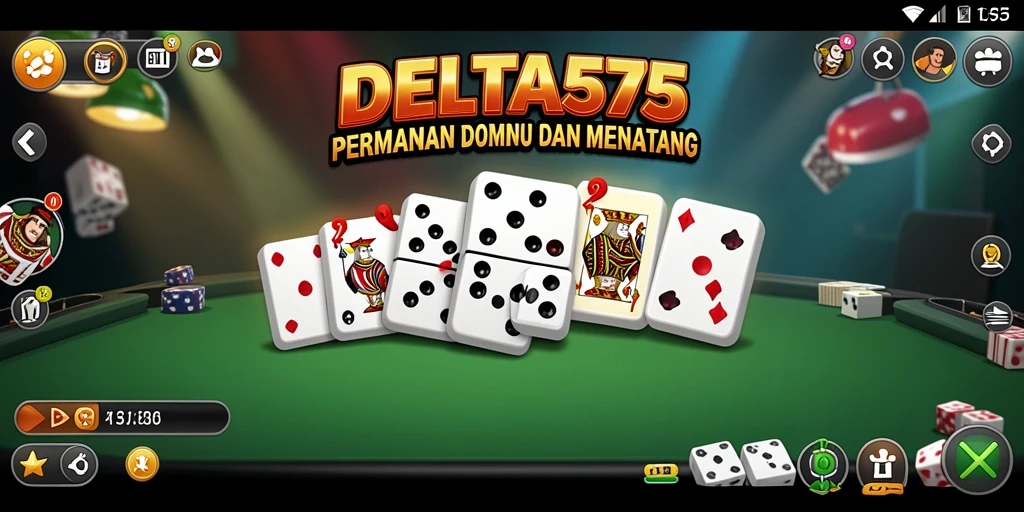 Tampilan gameplay domino yang mengasyikkan di DELTA575.